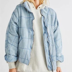 Free people Dolman Quilted Knit Jacket size XS